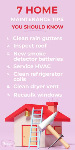 Reazo B2C_ 7 Home Maintenance Tips